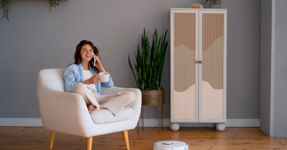 Minimalist living room demonstrating the 80/20 Rule for Decluttering and home organization hacks for a clutter-free space.