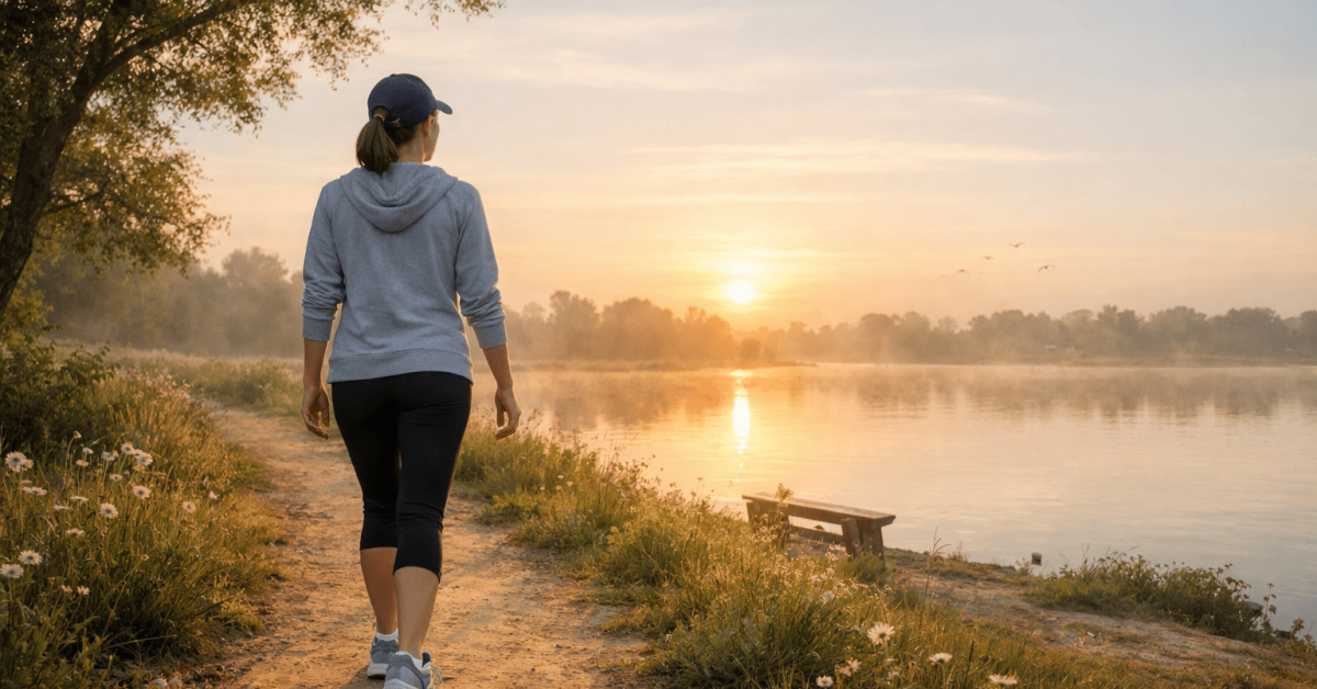 Person exercising outdoors during addiction recovery, representing healthy balance and coping skills in sobriety