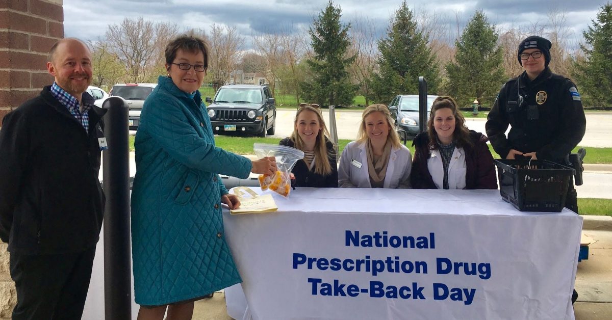 National Prescription Drug Take Back Day 2026 safe medication disposal event at community drop-off site